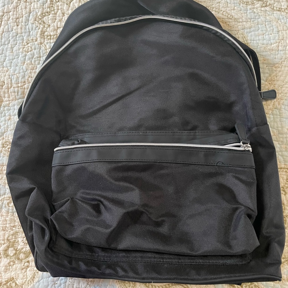 Black Backpack minimal NWOT